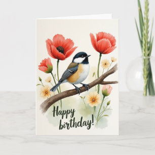 Sweet Birthday Bird Card