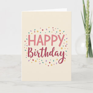 Sweet Birthday Confetti Card