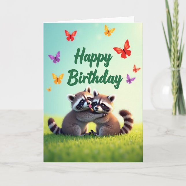 Sweet Birthday Creature Card (Front)