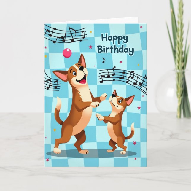 Sweet Birthday Dance Card (Front)