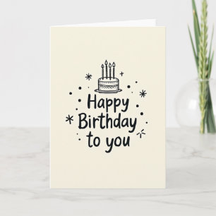 Sweet Birthday Dessert Card
