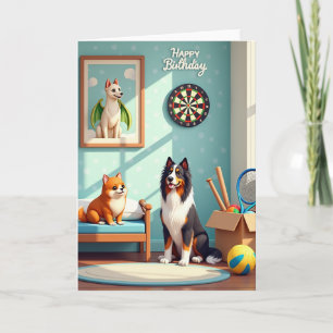 Sweet Birthday Dog Friends Card
