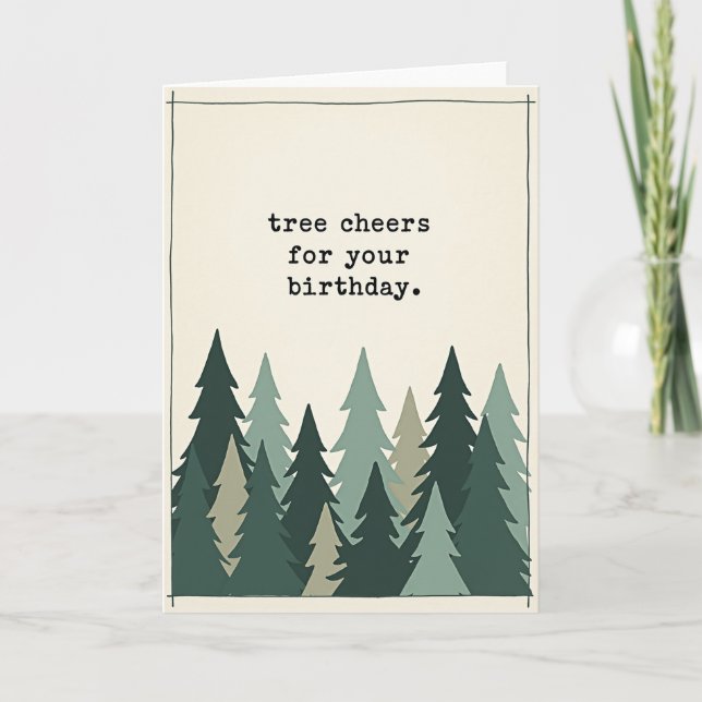 Sweet Birthday Forest Card (Front)