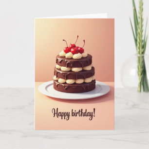 Sweet Birthday Ganache Card