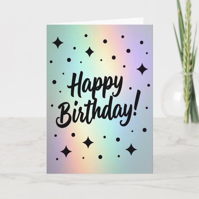Sweet Birthday Nebula Card (Front)
