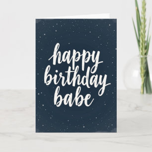Sweet Birthday Night Sky Card