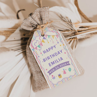 Sweet Birthday Party Gift Tags