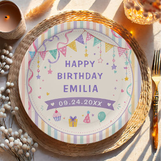 Sweet Birthday Party Paper Plate