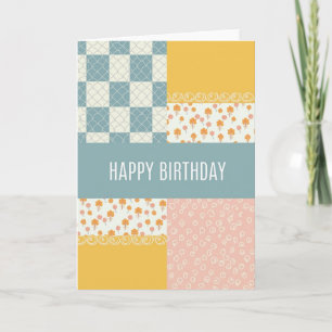 Sweet Birthday Pattern Card