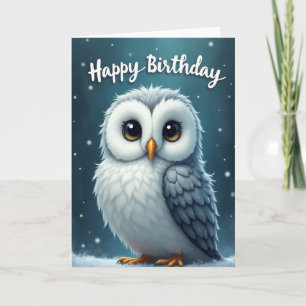 Sweet Birthday Plush Bird Card