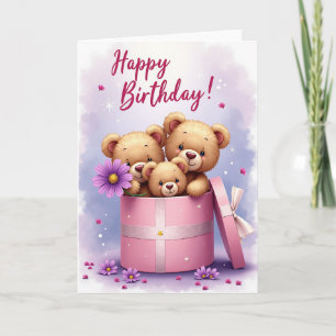 Sweet Birthday Plush Toy Card