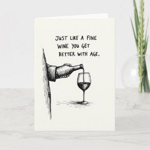Sweet Birthday Pouring Drink Card