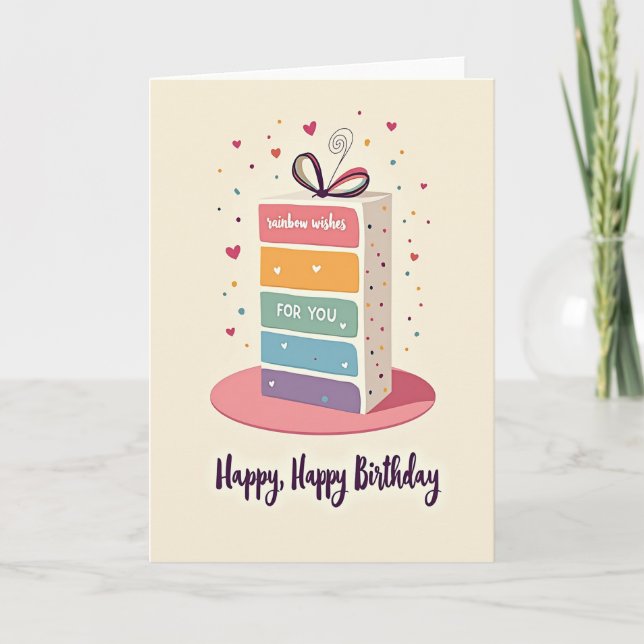 Sweet Birthday Present Card (Front)