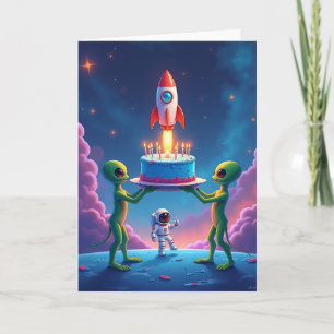 Sweet Birthday Rocket Card