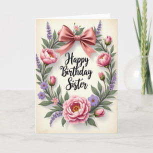 Sweet Birthday Sister Card