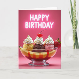 Sweet Birthday Sundae Card