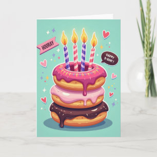 Sweet Birthday Whimsical Cake Card