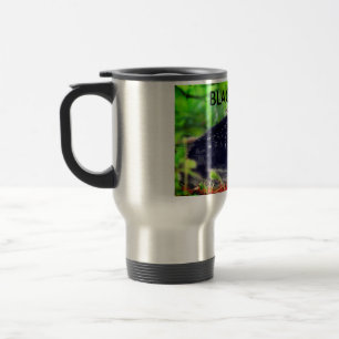 Sweet Black Deer Fawn Travel Mug