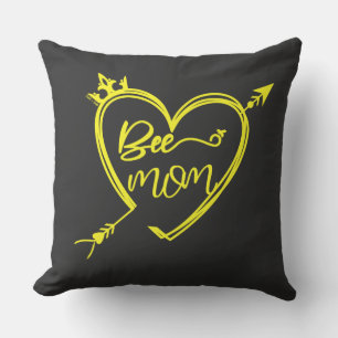 Sweet black pillow with cute quote