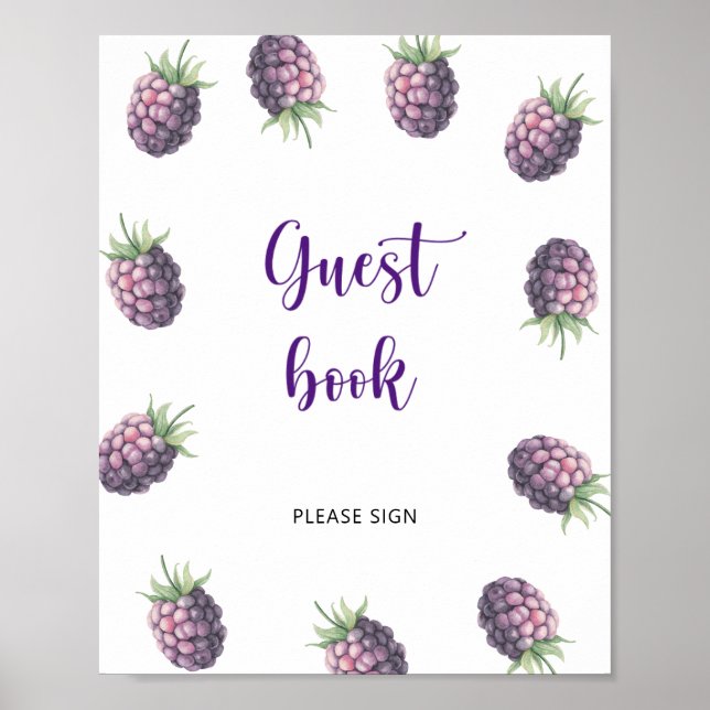 Sweet blackberry \ Guest book (Front)