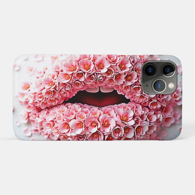 Sweet Bloom Lips Art Case-Mate iPhone Case (Back (Horizontal))