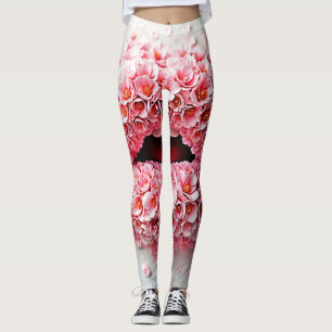 Sweet Bloom Lips Art Leggings