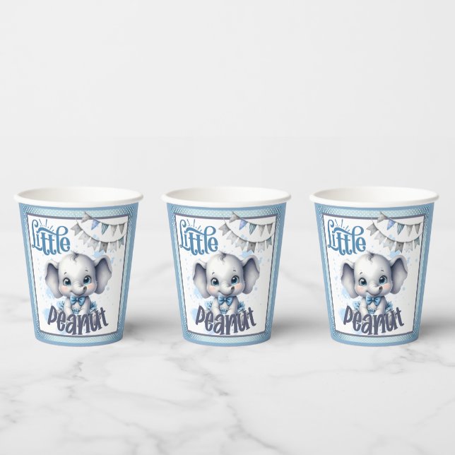 Sweet Blue Elephant - Little Peanut  Paper Cups (Multi)