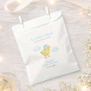 Sweet Blue Sky Cloud Little Chicken Baby Shower Favour Bags