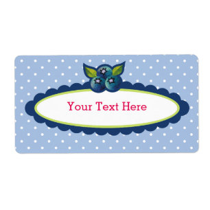 Sweet Blueberries Bookplates Labels