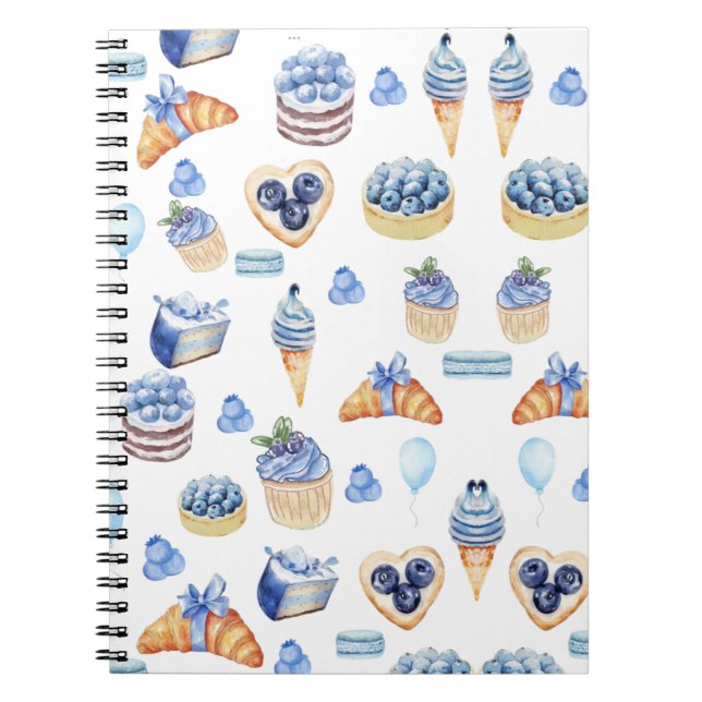 Sweet Blueberry Notebook (Front)