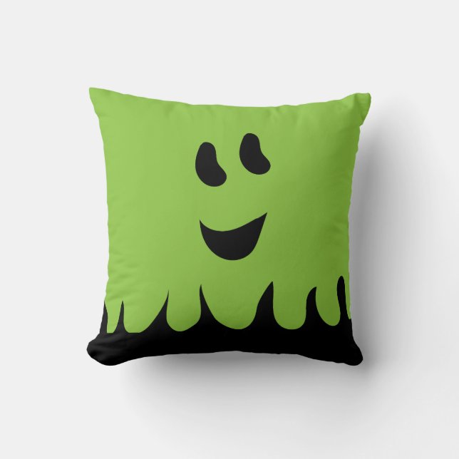 Sweet Boo Ghost Pillow-Green Cushion (Front)