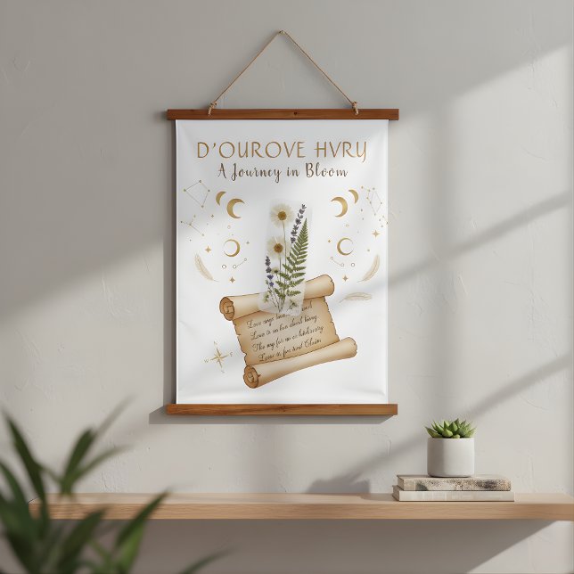 Sweet Bookmark Flowers Tapestry (Soft Bookmark Flowers Tapestry)