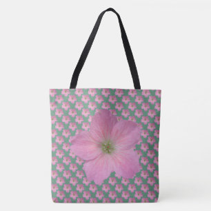 Sweet Botanical Floral Pink on any Colour Tote Bag