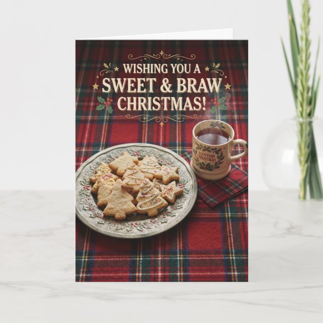Sweet Braw Shortbread Christmas Card (Front)