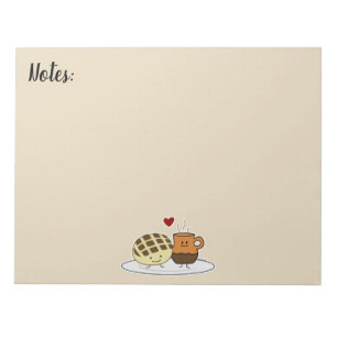 Sweet Bread Hot Chocolate Pan dulce Mexican concha Notepad