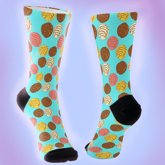 Sweet Bread  Mexican Pan Dulce Conchas Socks (Creator Uploaded)