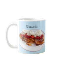 Sweet Bread With Strawberries And Cream