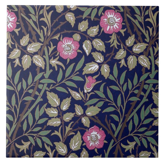 Sweet Briar, William Morris Tile (Front)