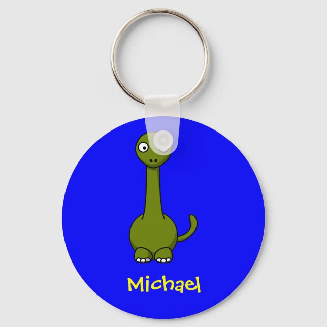 Sweet brontosaurus key ring (Front)