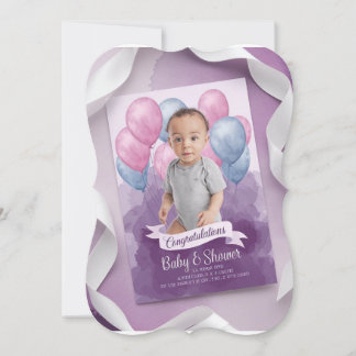 Sweet Bubbles Baby Shower Invitation | Customizabl