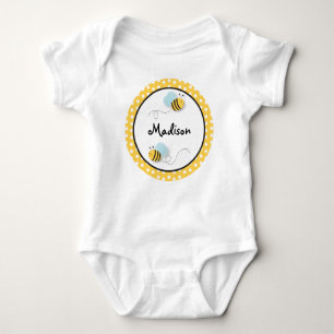 Sweet Bumble Bee Personalised Baby T-Shirt Baby Bodysuit