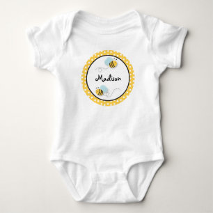 Sweet Bumble Bee Personalised Baby T-Shirt Bodysuit
