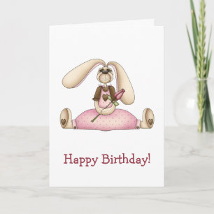 Sweet Bunnies · Bunny & Rose Card