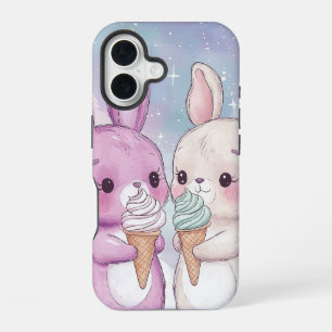 Sweet Bunny Bliss - Kawaii Anime Phone Case
