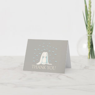 Sweet Bunny Thank You Note Card