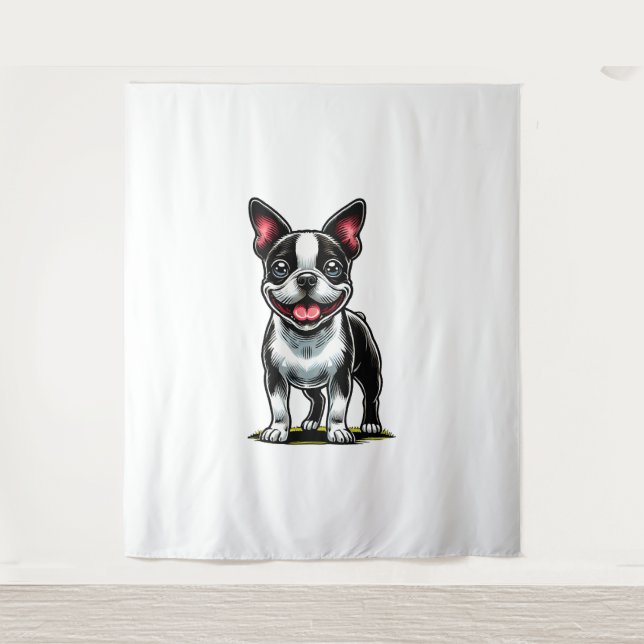 Sweet Bustie Dog Tapestry (Front)