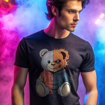 Sweet But Creepy Dual Faced Teddy Bear Halloween