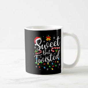 Sweet But Twisted Funny Christmas Candy Cane Xmas  Coffee Mug