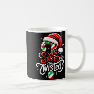 Sweet But Twisted Funny Christmas Candy Cane Xmas  Coffee Mug