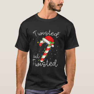 Sweet But Twisted Funny Christmas Candy Cane Xmas T-Shirt